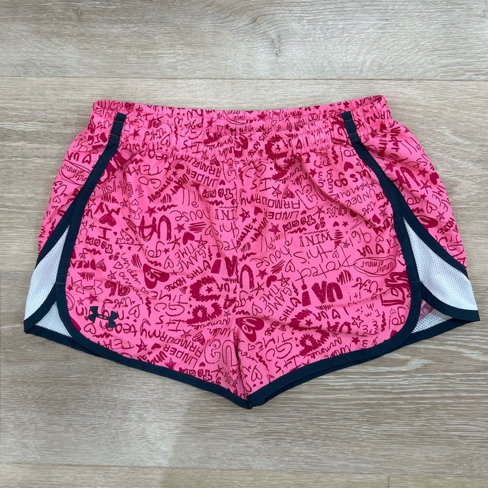 Under Armour HeatGear Loose Fit Running Athletic Gym Shorts Youth Extra Large